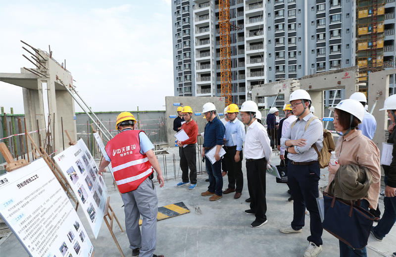2018年12月6日，广西区首个住宅装配式建筑观摩会在中天八建南宁兴宁·大唐果项目顺利召开。