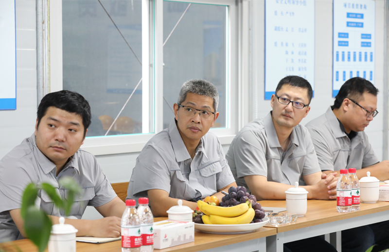 2019年8月12-13日，中天建设集团总裁吴海涛带领集团财务风控部副总经理陈剑、市场企管部总经理助理李红燕等一行来到沈阳检查走访中天东北公司，并对直营项目管理进行巡查。