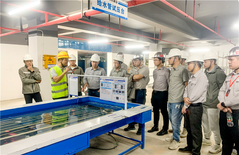 11月5日，2022年万科集团工程系统“谷雨行动”第二期现场交流会在中天八建南宁万科金域国际二期项目举行。